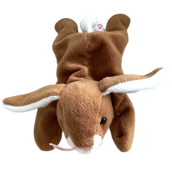 1995 Ty Beanie Babies EARS the Bunny - Vintage Plush Rabbit Bunny Easter Retired - Picture 2 of 8